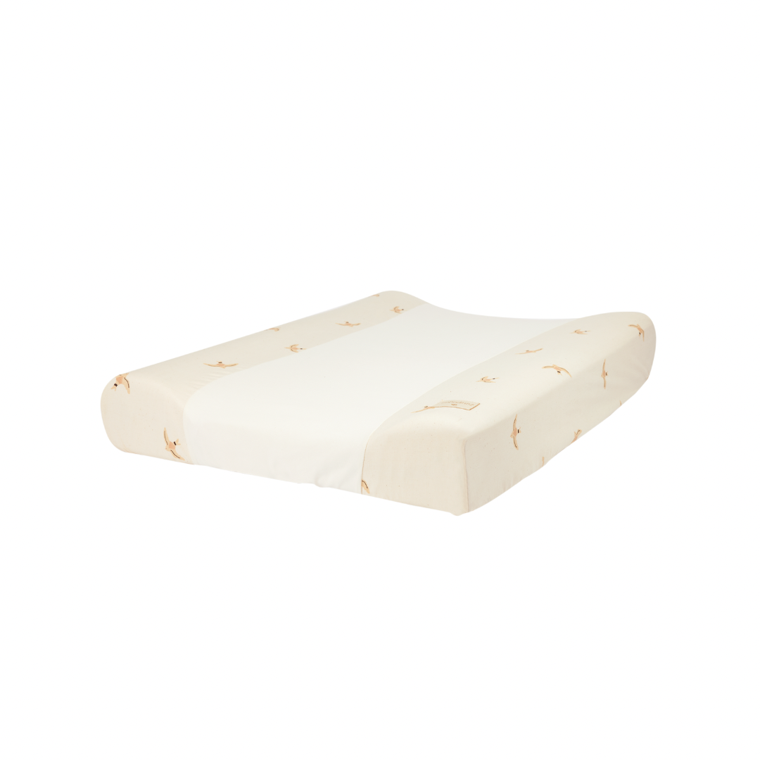 Organic Cotton Changing Pad Cover - Birds
