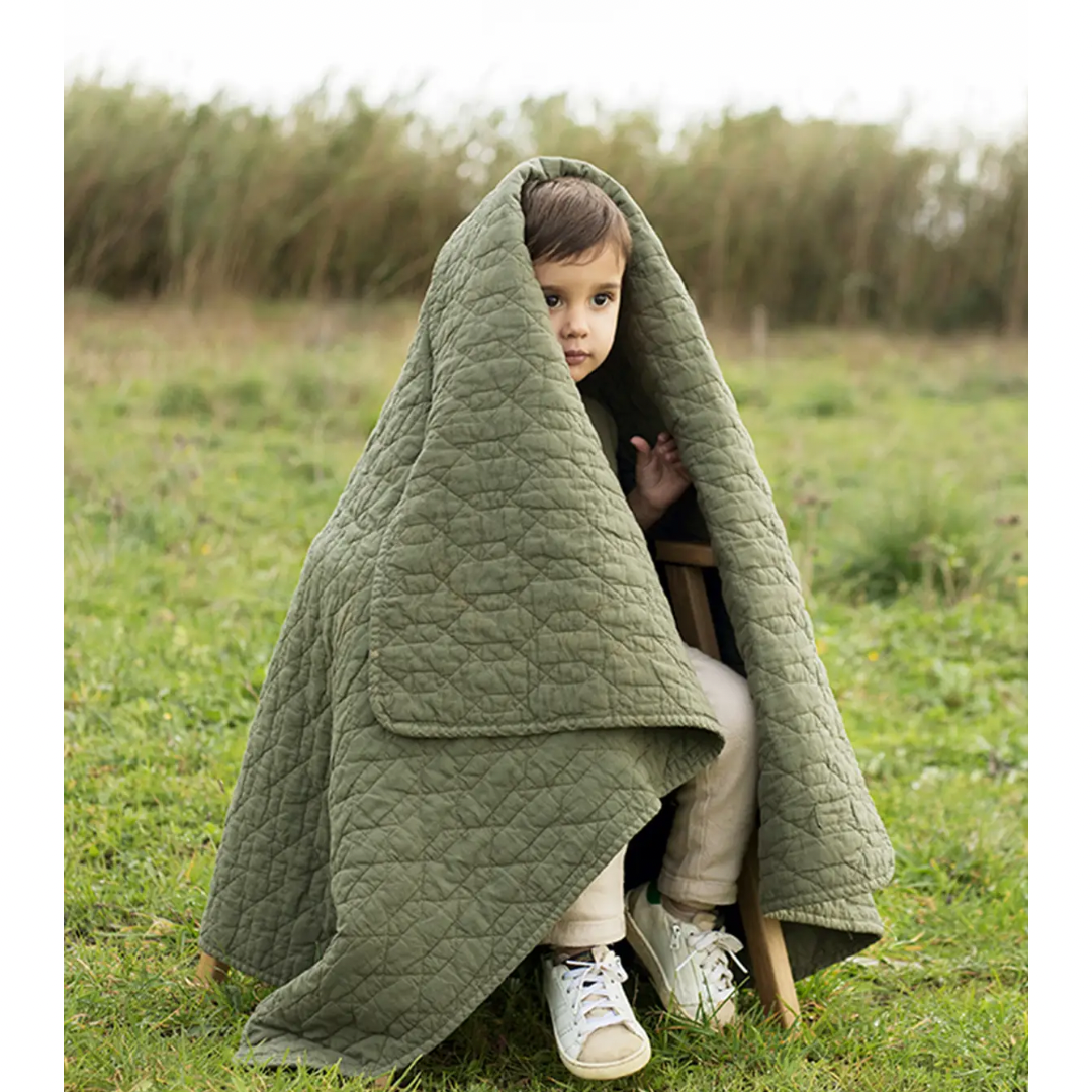 Wabi Sabi Cotton Toddler Quilt