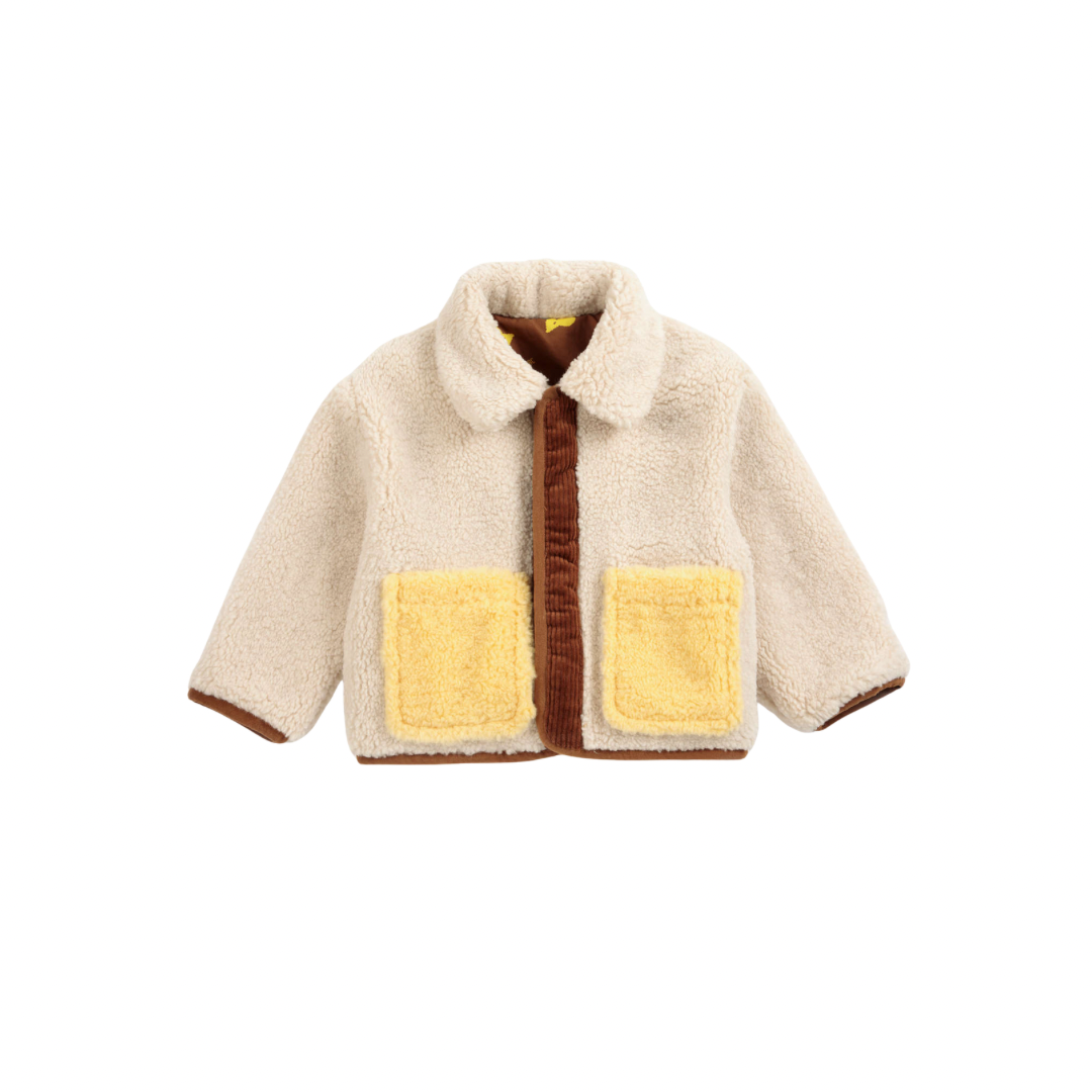 Pixel Abduction Reversible Sherpa Jacket