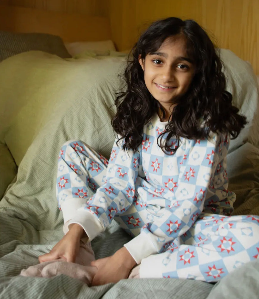Patchwork Star Pajama Set