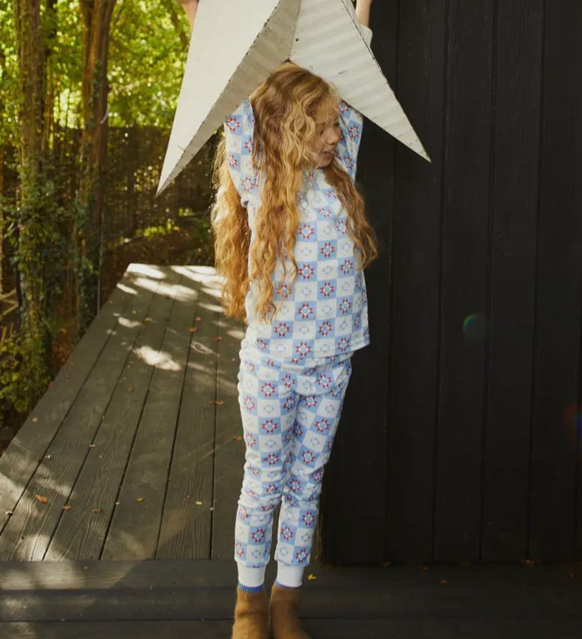 Patchwork Star Pajama Set