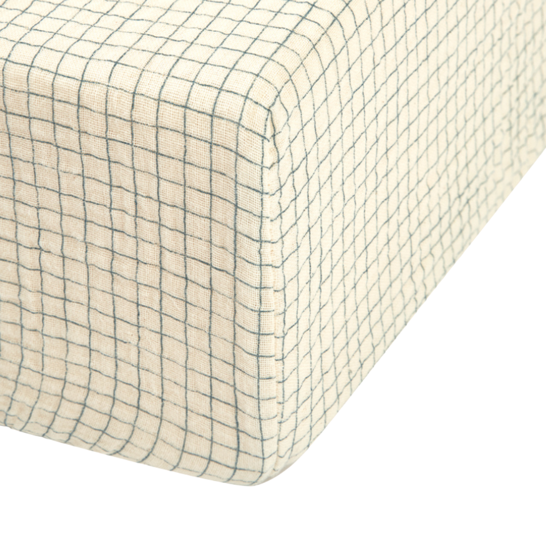 Wabi Sabi Muslin Fitted Crib Sheet