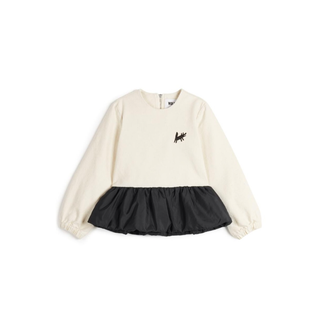 Frederica Cru Peplum Shirt