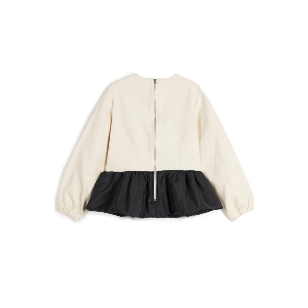 Frederica Cru Peplum Shirt