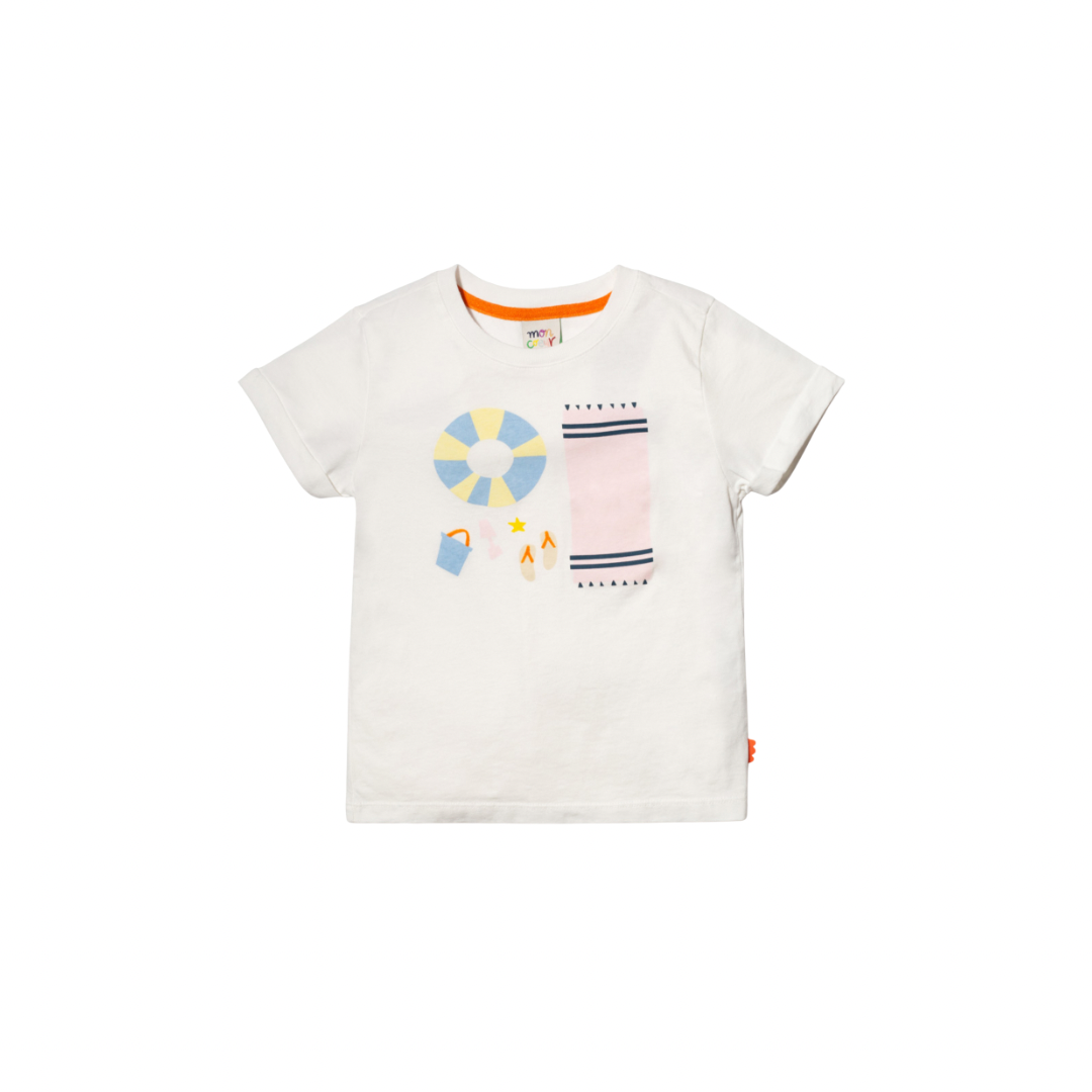 Reclaimed Cotton Beach Kid T-Shirt