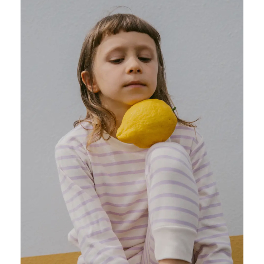 Lilac Stripe Pajama Set