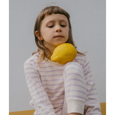 Lilac Stripe Pajama Set