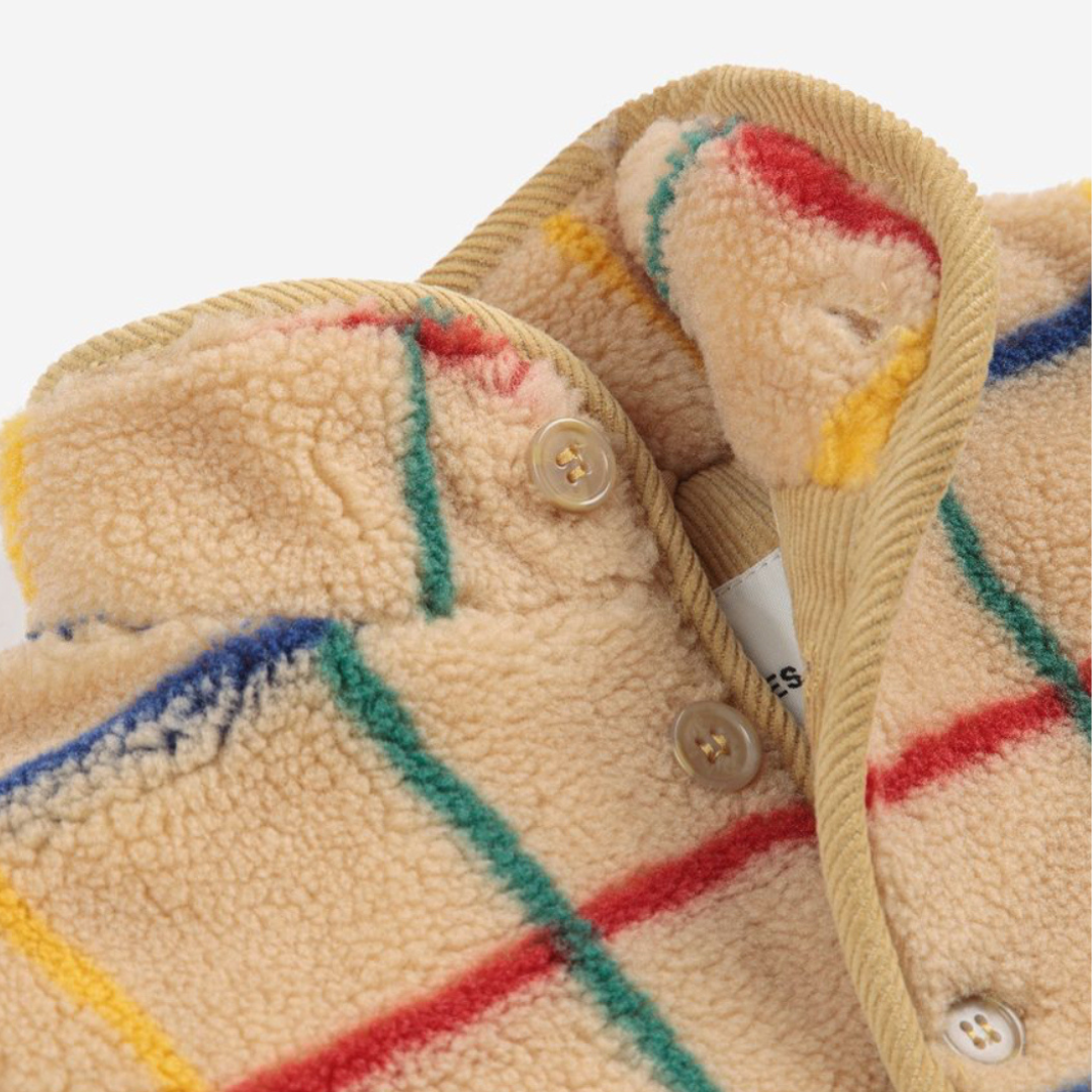 Striped Sheepskin Jacket - Baby