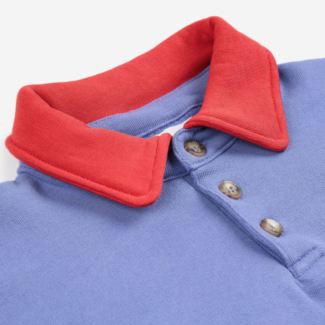 Bobo Choses Purple Polo Sweatshirt