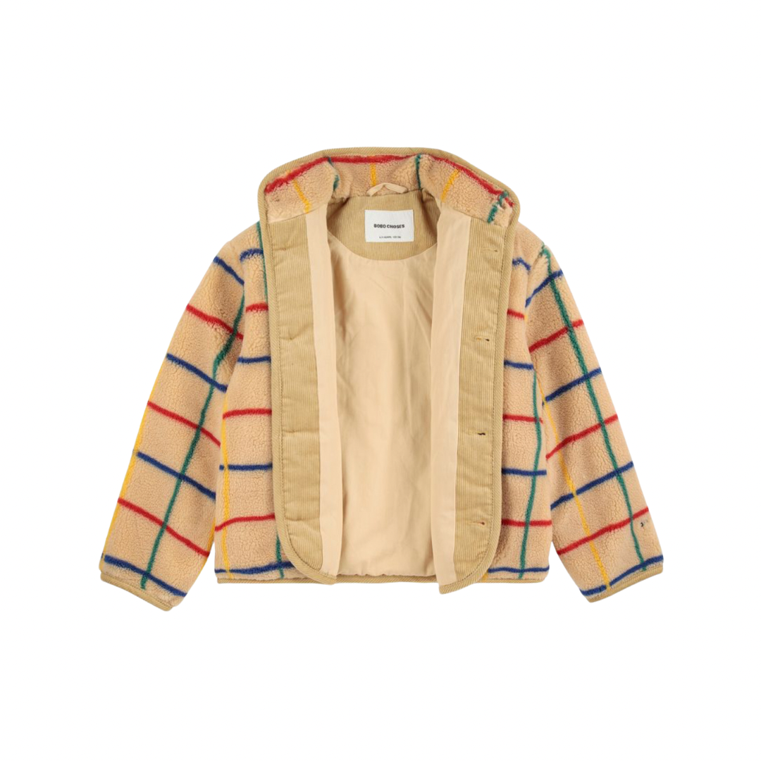 Striped Sheepskin Jacket - Kid