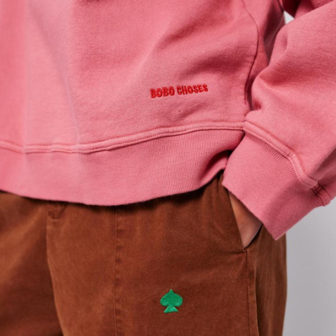 Pink Polo Oversized Sweatshirt