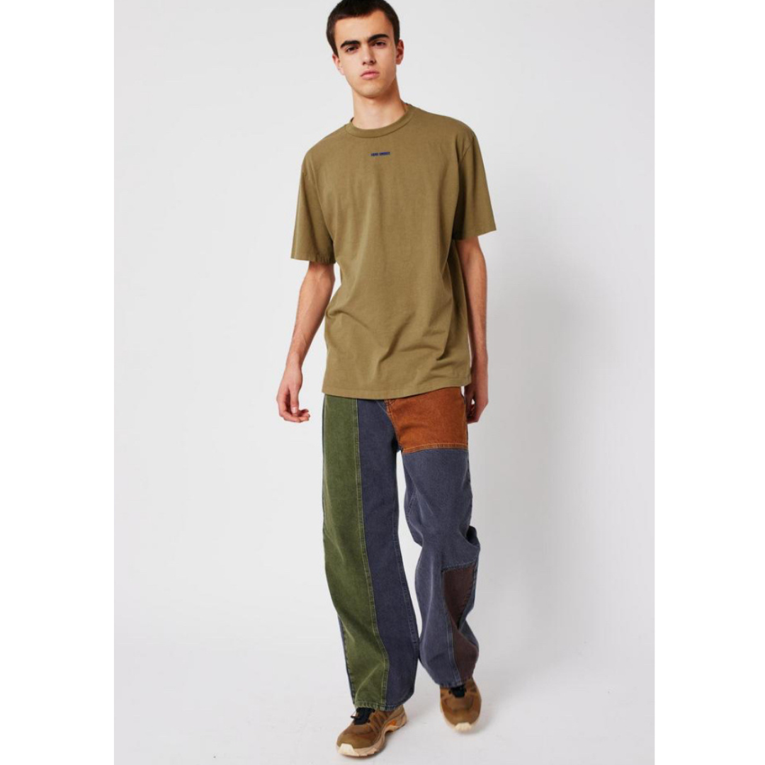 Colorblock Denim Pants