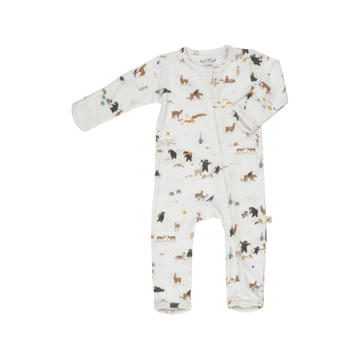 Zippered Baby Pajamas