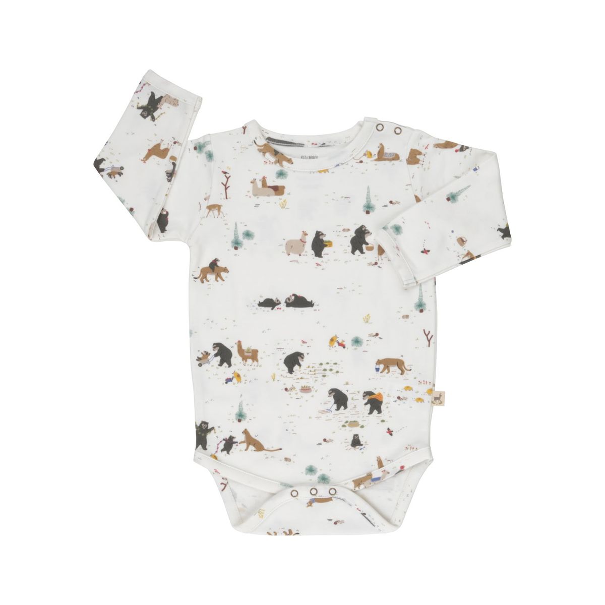 Red Caribou Long Sleeve Onesies