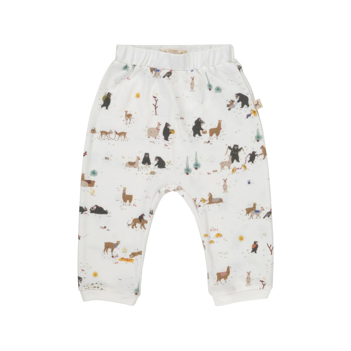 Red Caribou Baby Pants