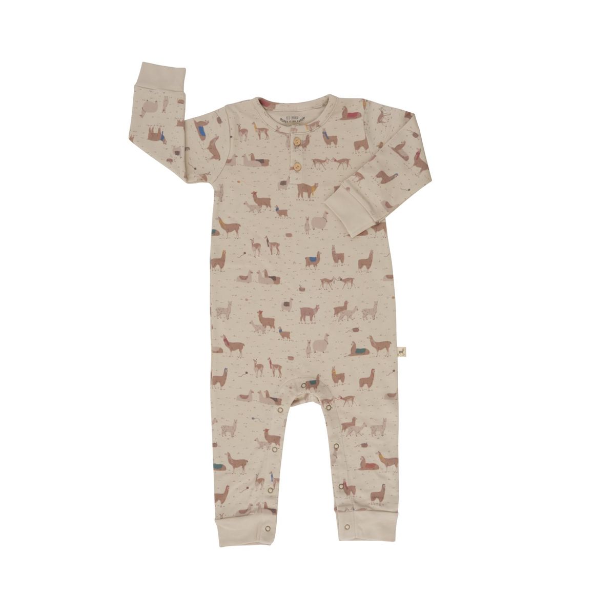 Red Caribou Button Jumpsuits
