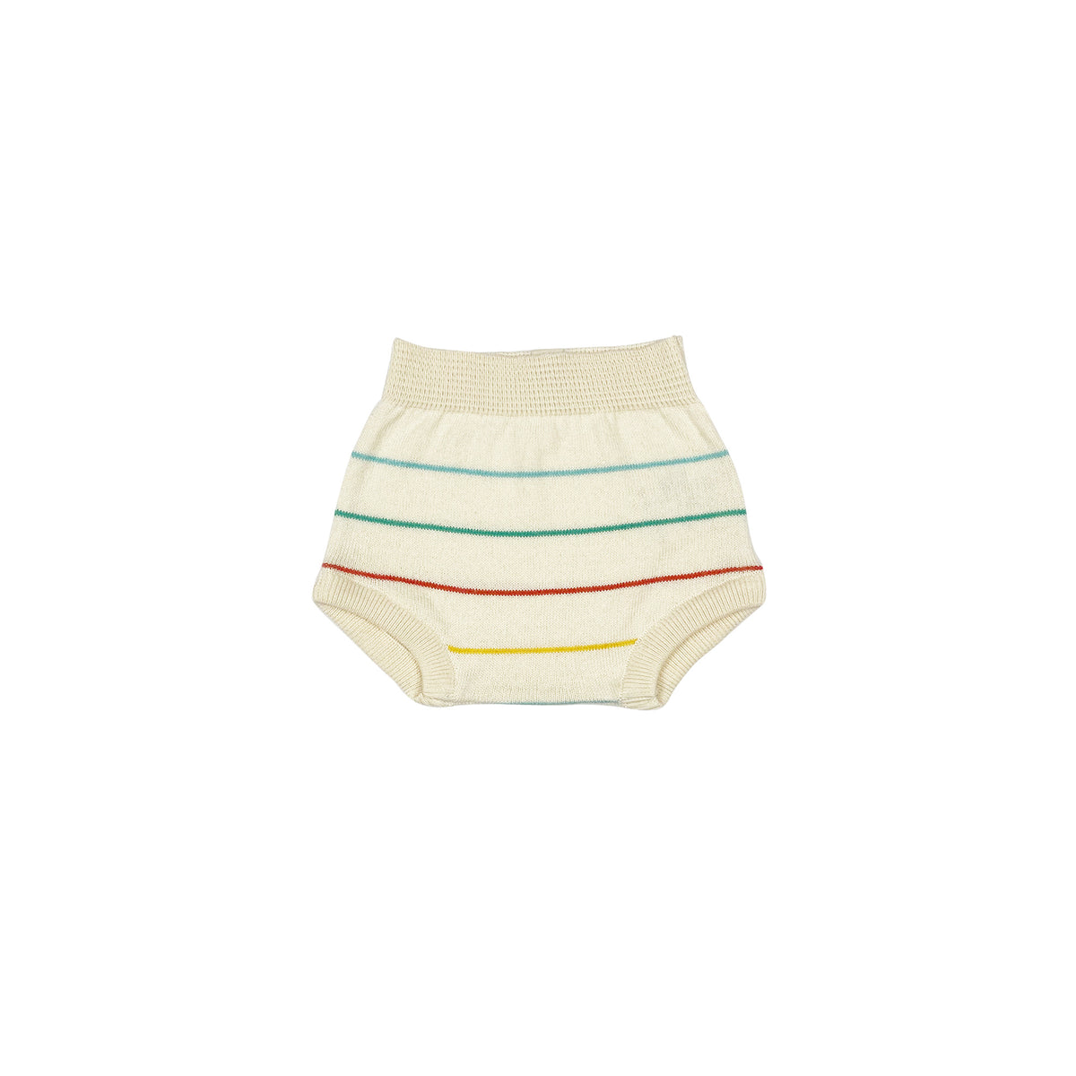 Creme Striped Baby Bloomers
