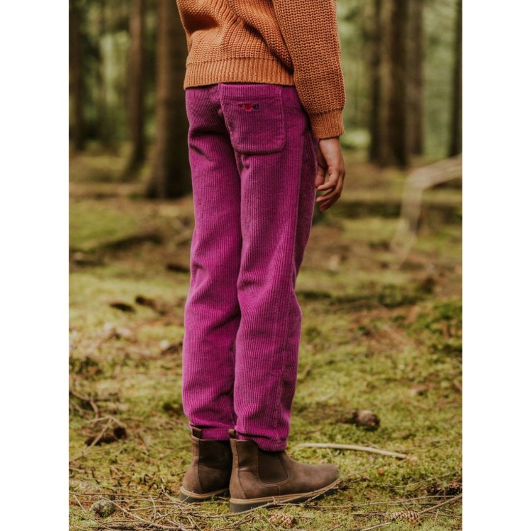Magenta Corduroy Pants