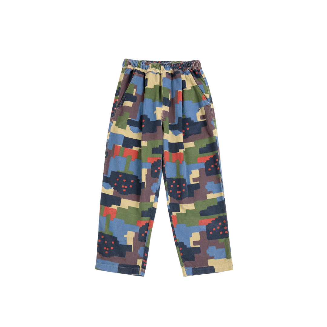 Paint Forest All Over Corduroy Pants