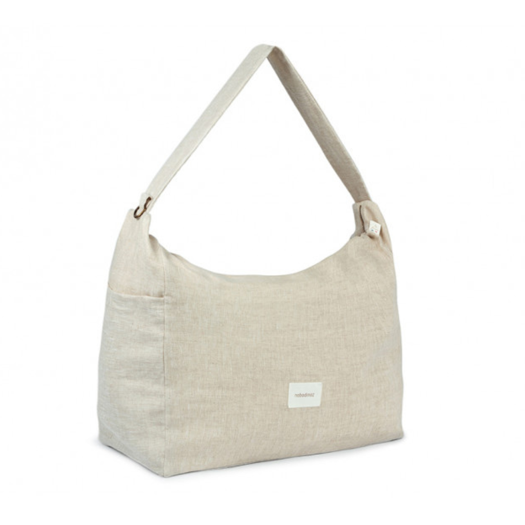 French Linen Stroller Bag