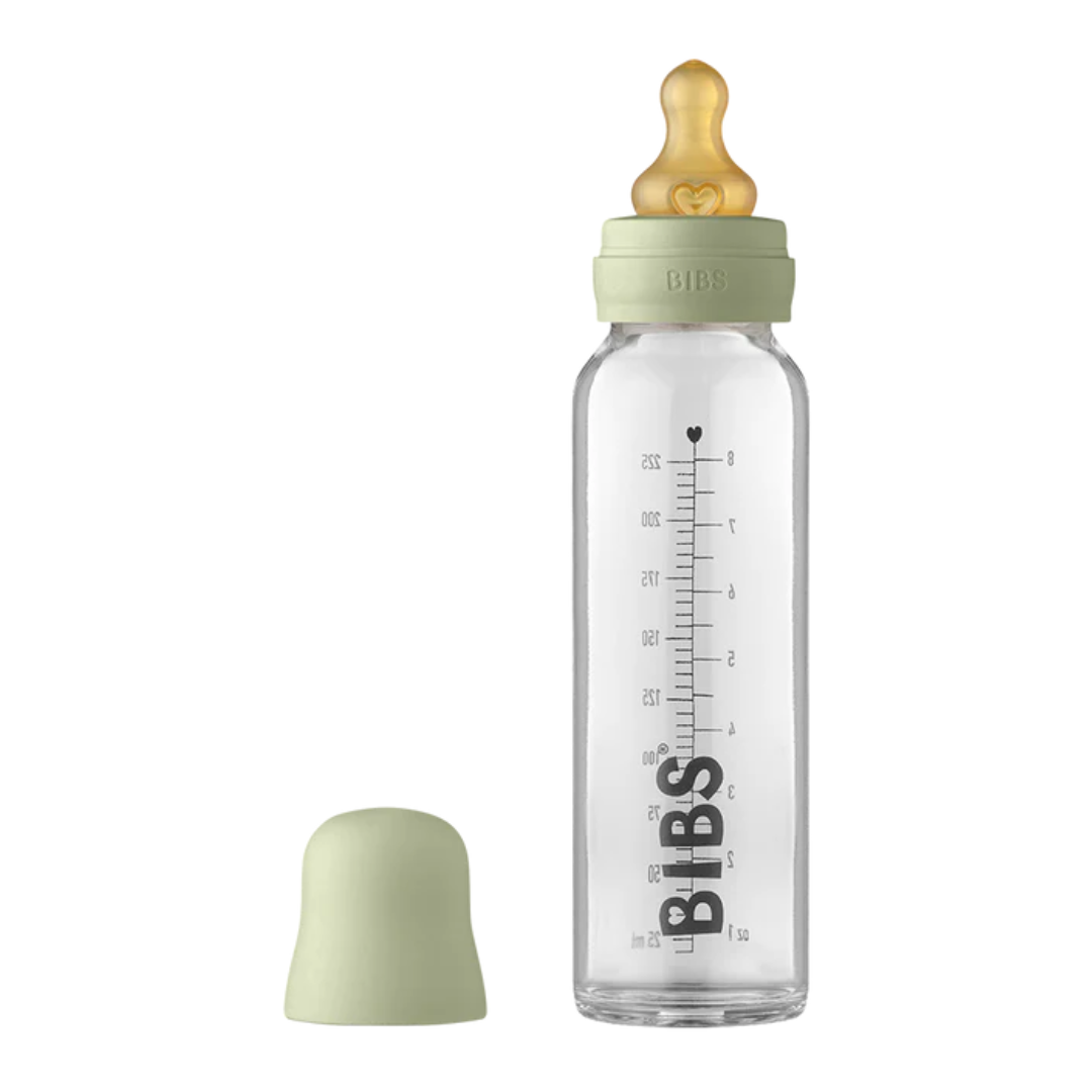 Glass Baby Bottle Complete Set