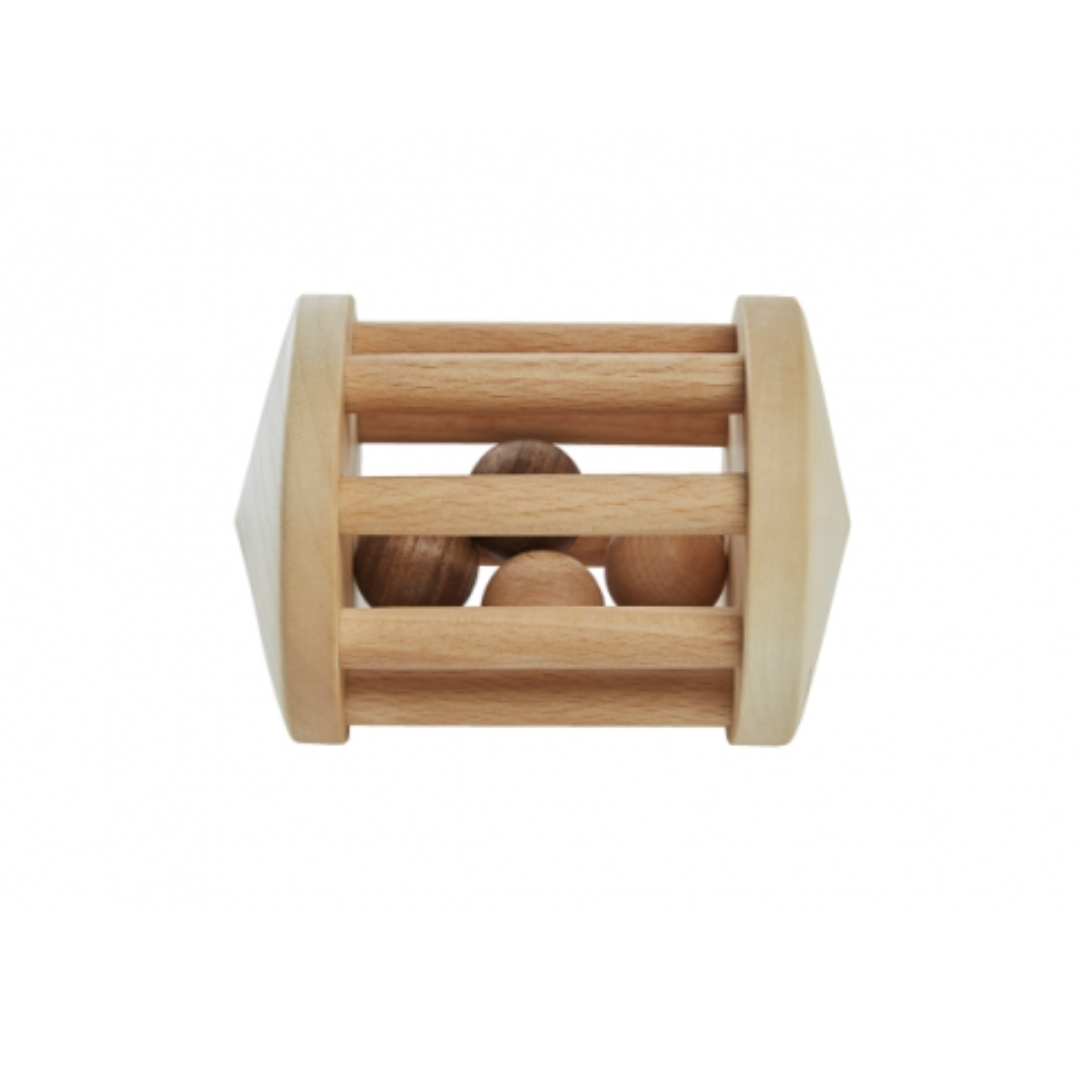 Turtle Dove Wooden Rattle
