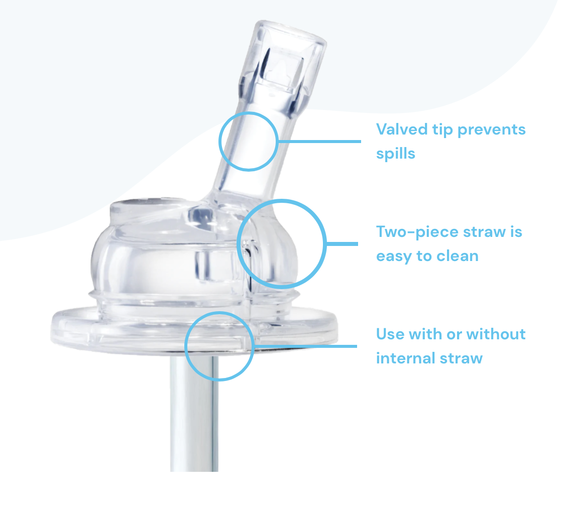 Insulated 9 oz. Straw Bottle