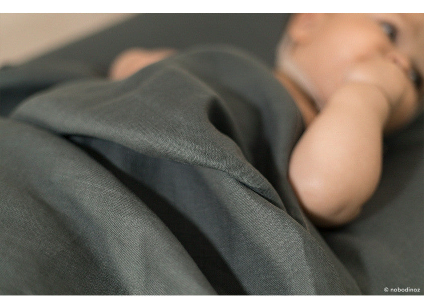 French Linen Baby Blanket
