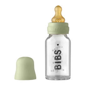 Glass Baby Bottle Complete Set