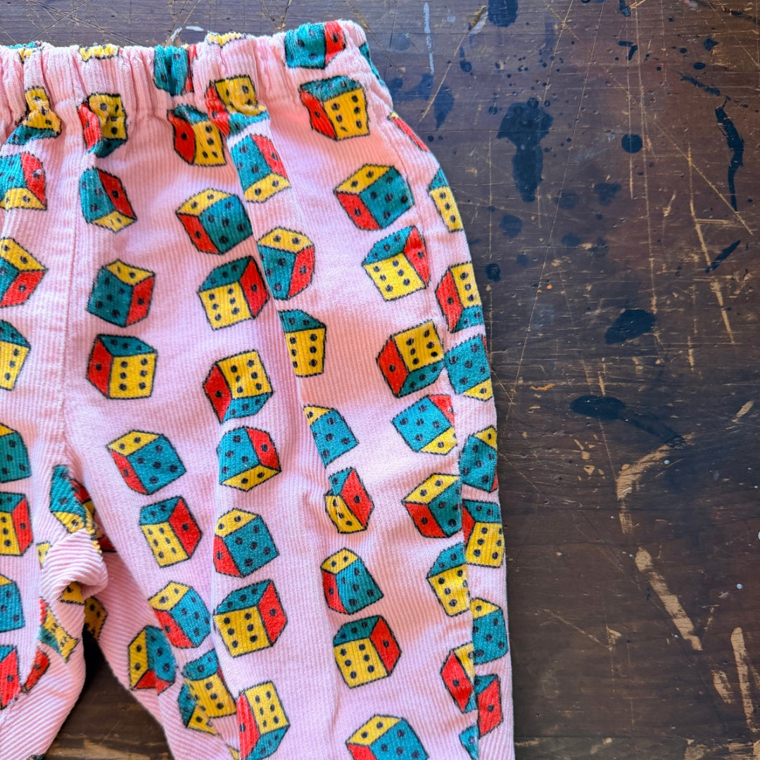 Dice Corduroy Baby Pants 6M