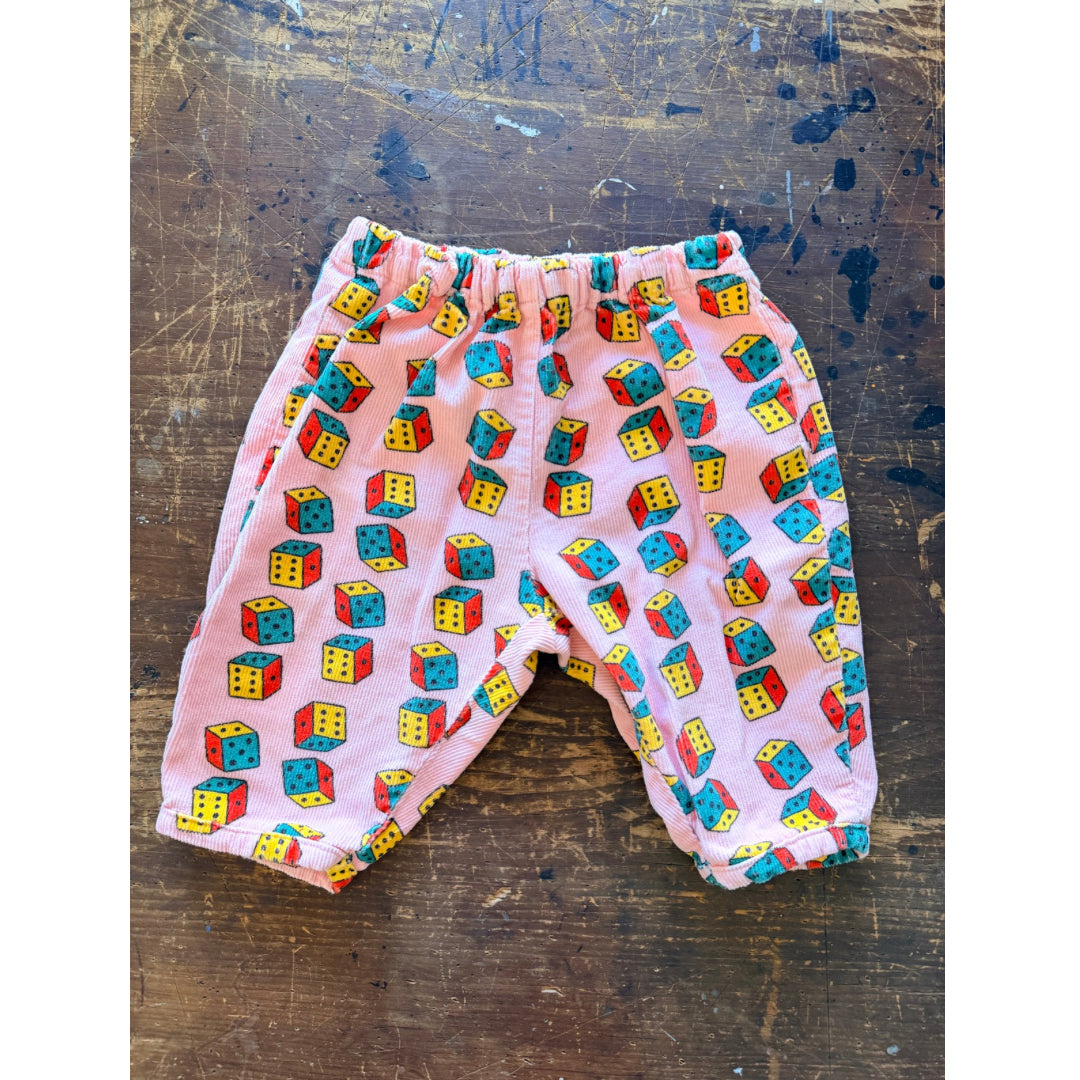 Dice Corduroy Baby Pants 6M