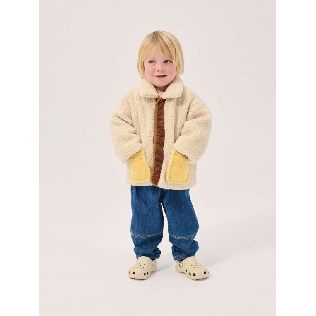 Pixel Abduction Reversible Sherpa Jacket