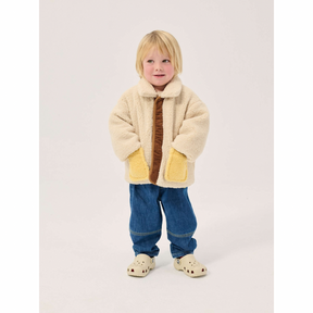 Pixel Abduction Reversible Sherpa Jacket
