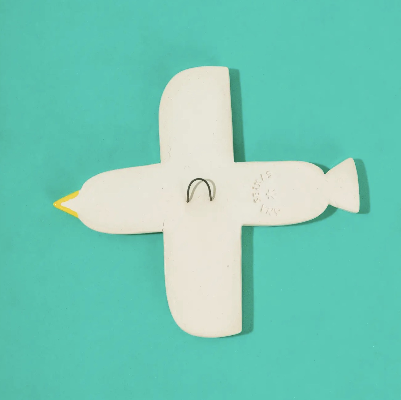 Ceramic Wall-Hanging Bird