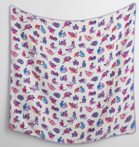 Illustrated Muslin Baby Blankets