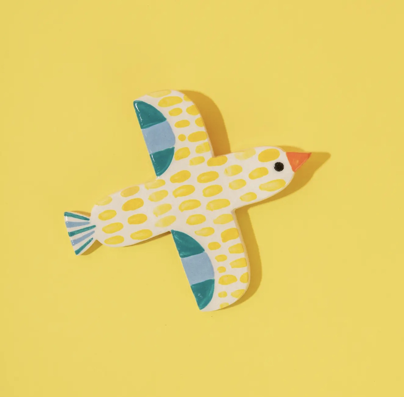 Ceramic Wall-Hanging Bird