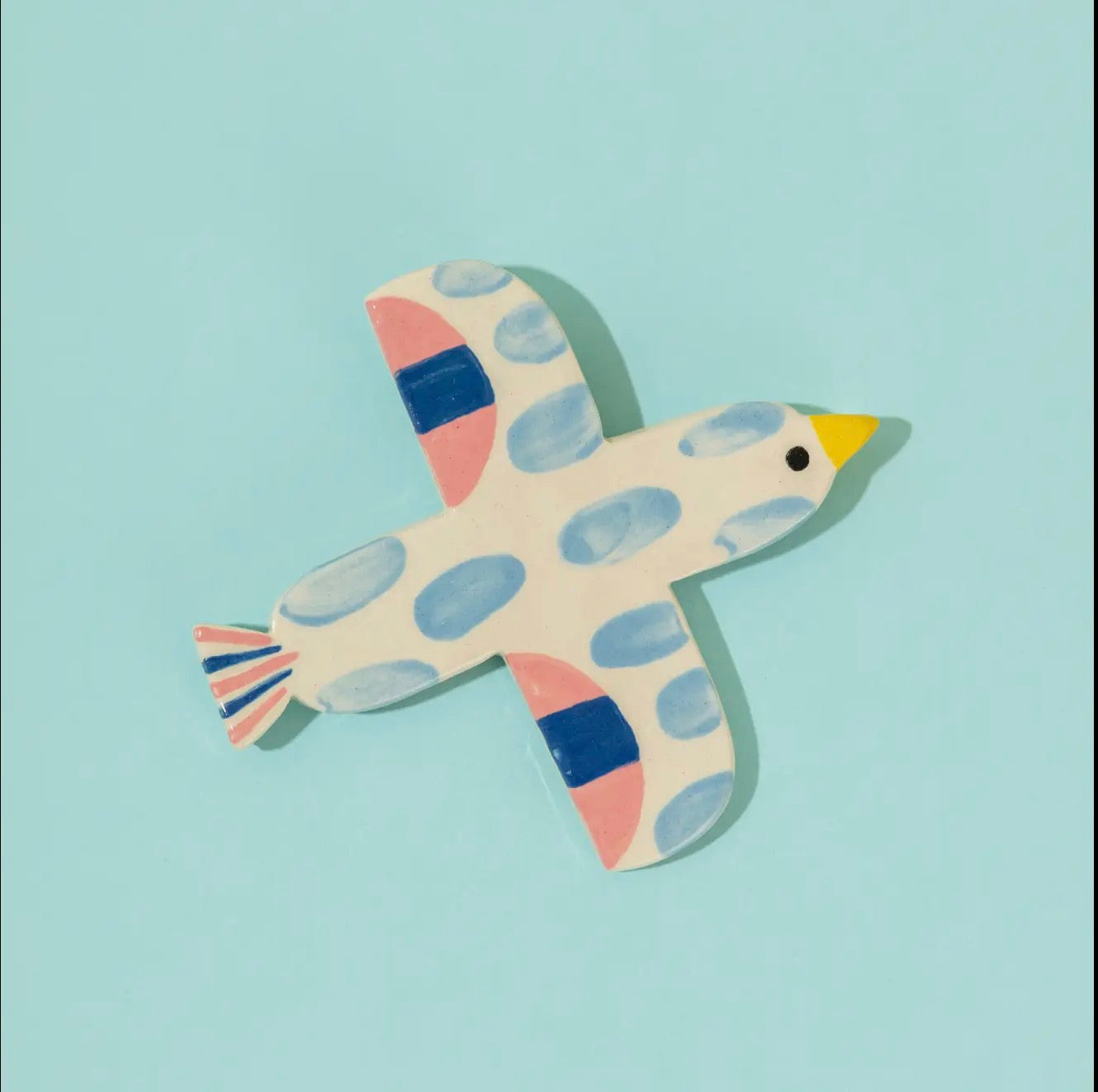 Ceramic Wall-Hanging Bird