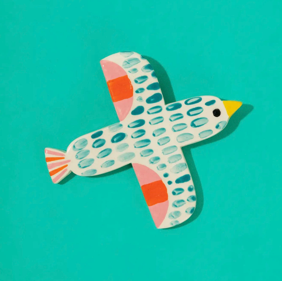 Ceramic Wall-Hanging Bird