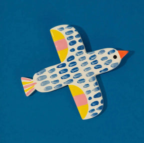 Ceramic Wall-Hanging Bird