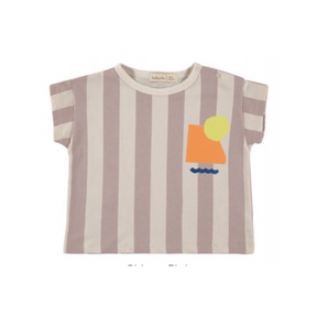 Mauve Stripes T-Shirt