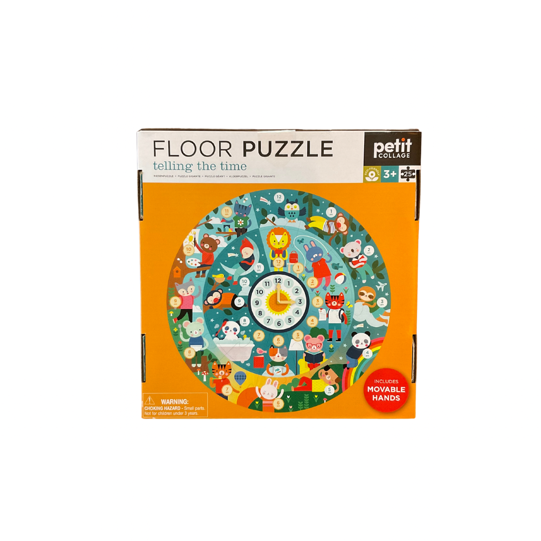 Telling the Time 24-Piece Floor Puzzle