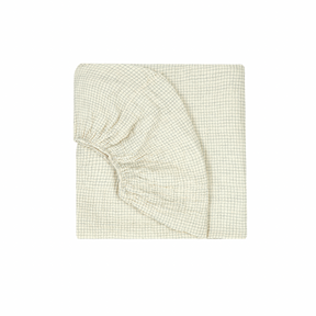 Wabi Sabi Muslin Fitted Crib Sheet