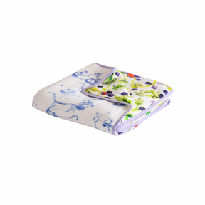 Illustrated Muslin Baby Blankets