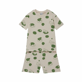 Frogs Shortie Pajama Set