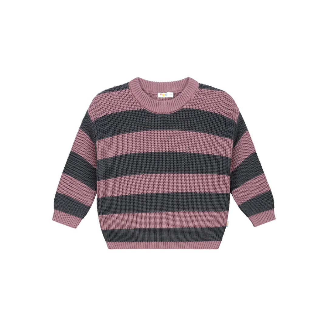 Striped Chunky Knit Sweater