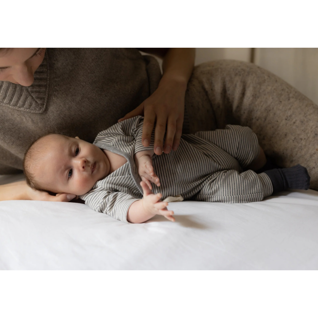 Striped Newborn Jumpsuit