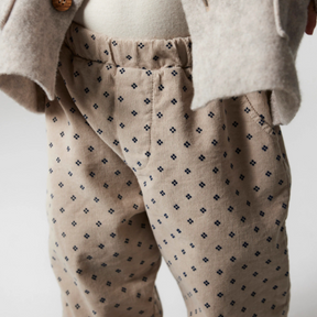 Patterned Corduroy Baby Pants