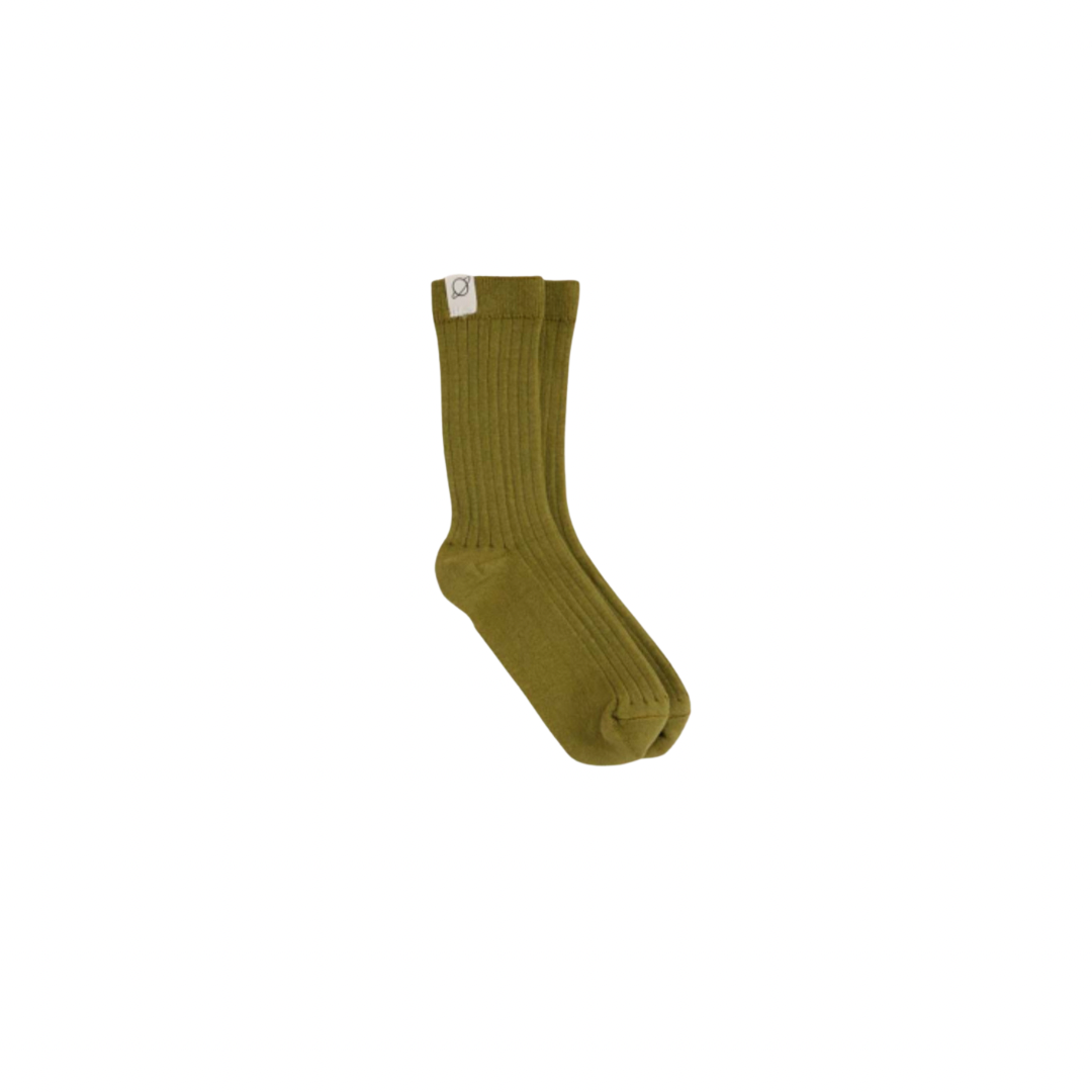 Organic Cotton Ribbed Socks