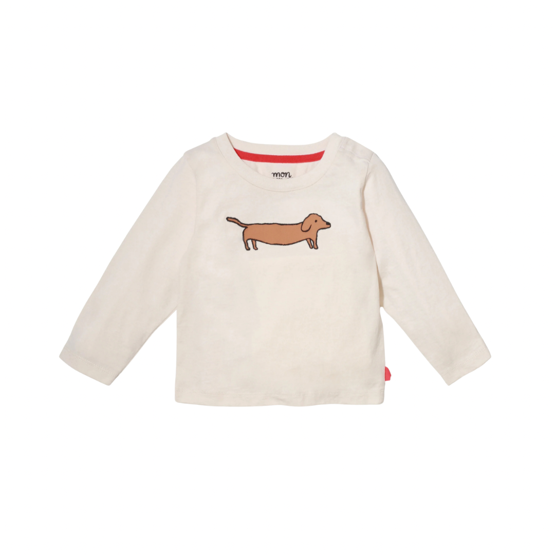 Recycled Cotton Baby Dachshund T-Shirt