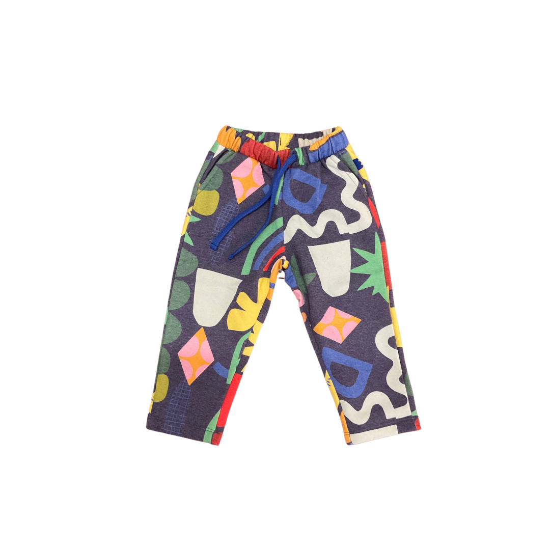 Recycled Cotton Patterned Sweatpants